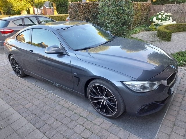 BMW 420d coupe diesel automaat 2014, Auto's, 1995 cc, Bedrijf, Zilver of Grijs, 3 deurs
