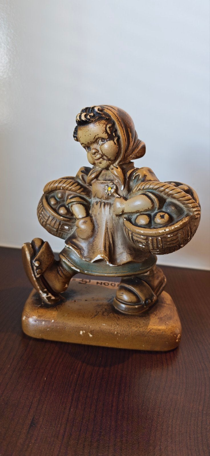 Vintage Gipsen Beeldje – (J.H. Perdon 268), Antiek en Kunst, Ophalen of Verzenden