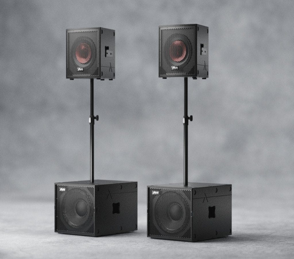 Geluidsysteem Speakers 137dB voor een feest tot 200 mensen, Ophalen, Video