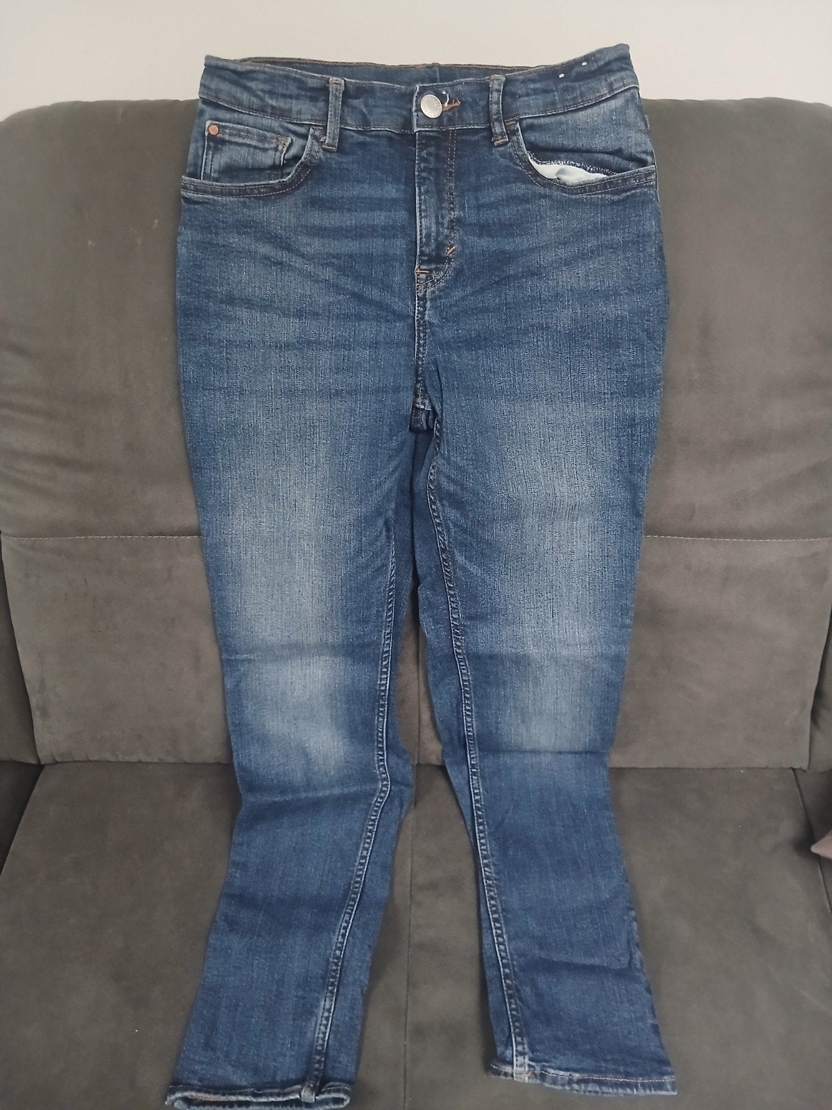 jeans broek, Kleding | Dames, H&M, Blauw, Overige jeansmaten, Ophalen of Verzenden