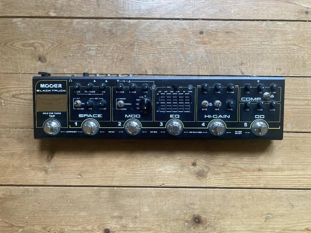 Mooer Black Truck, Multi-effectpedaal, Muziek en Instrumenten, Ophalen of Verzenden, Gebruikt, Delay of Echo
