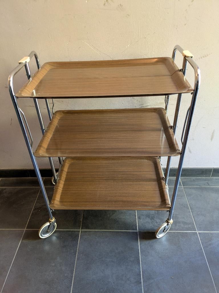 Desserte Vintage Pliable Retro, Enlèvement, Utilisé