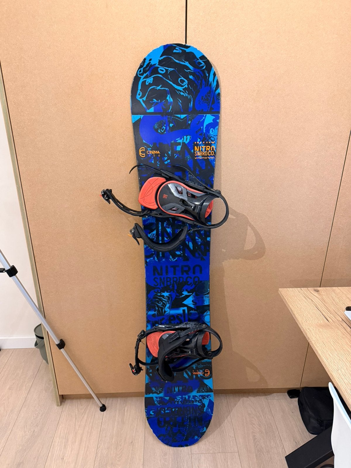 Nitro Freestyle Snowboard 156 cm + Nitro Bindingen (maat M), Sport en Fitness, Snowboarden, Ophalen, Zo goed als nieuw, Board