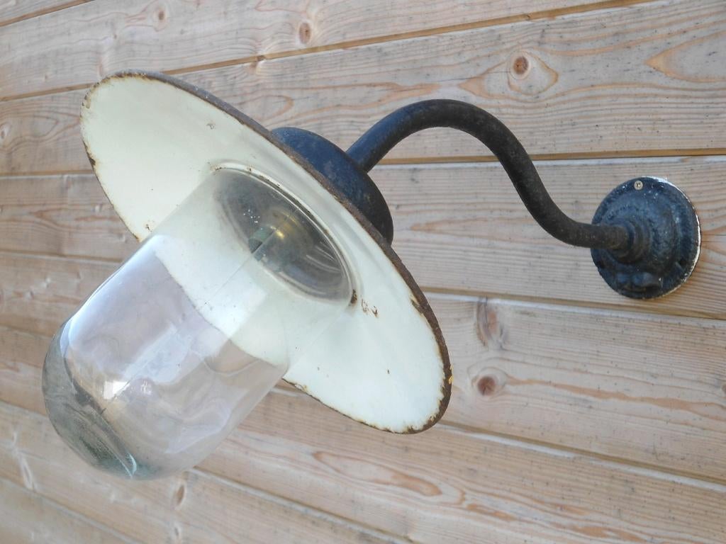 Authentieke franse stallamp., Ophalen