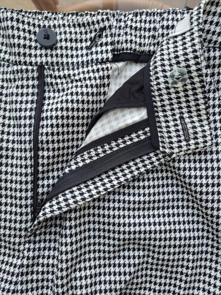 Broek met pied-de-poule-patroon voor dames T 38/40, Kleding | Dames, Broeken en Pantalons, Ophalen of Verzenden, Zo goed als nieuw
