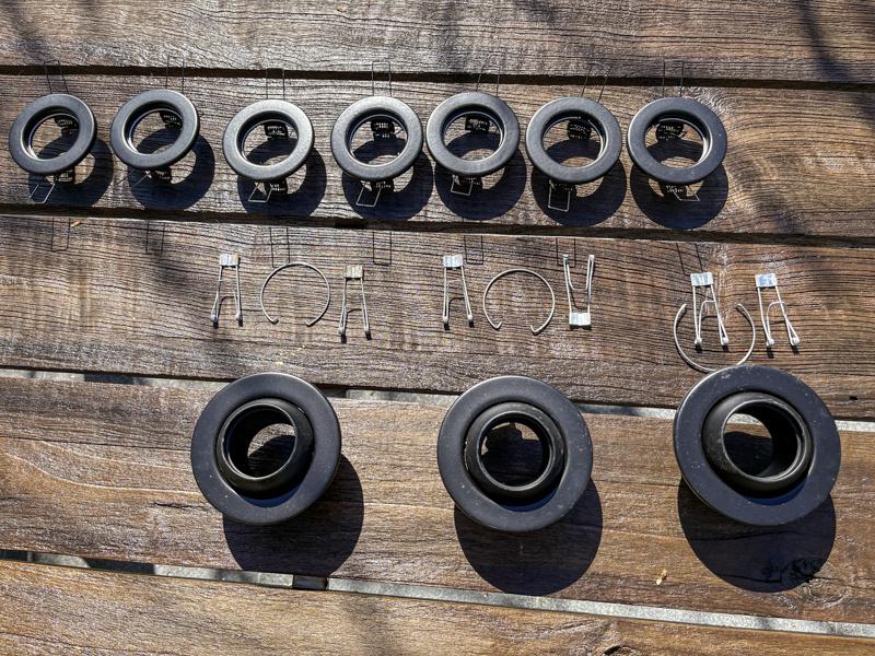 Spots armaturen, inbouw,  zwart, Maison & Meubles, Lampes | Spots, Enlèvement ou Envoi, Halogène, Spot encastrable ou Spot mural