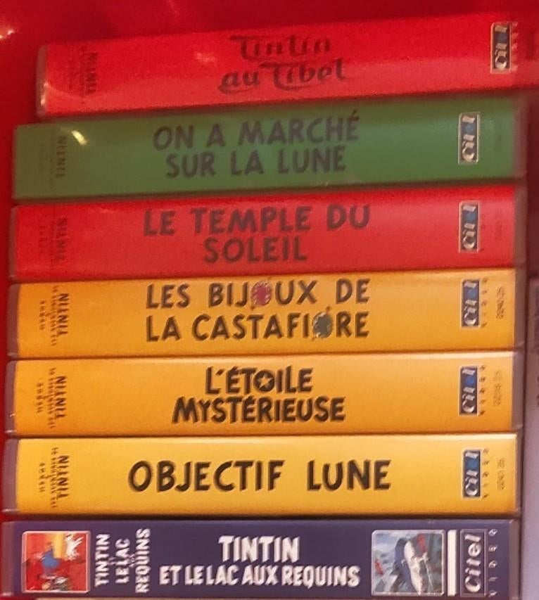 VHS tintin, Ophalen