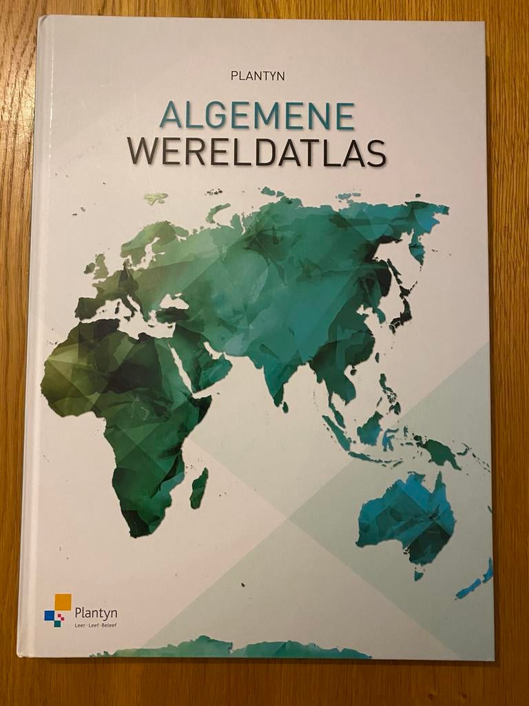 Atlas général du monde (Plantyn) - atlas scolaire - bon état, Enlèvement, Comme neuf, Monde, Carte géographique