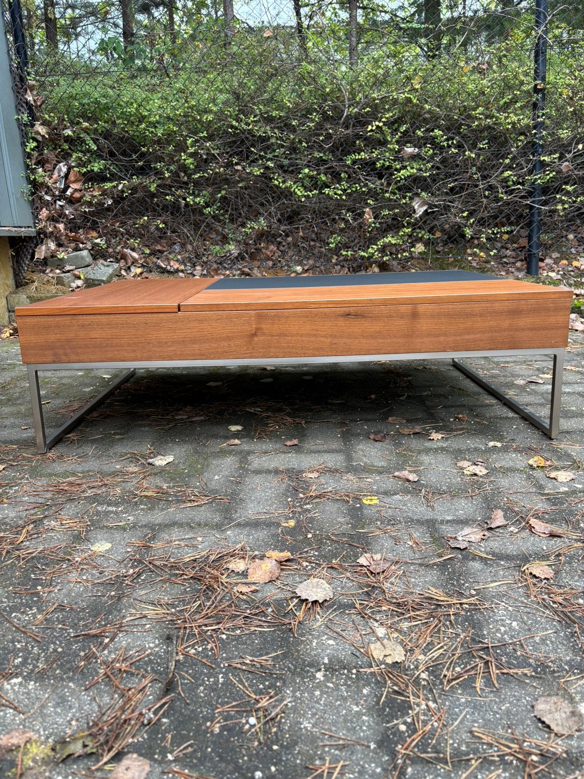 Moderne uitschuifbare salontafe, Ophalen, 50 tot 100 cm, 100 tot 150 cm, Zo goed als nieuw