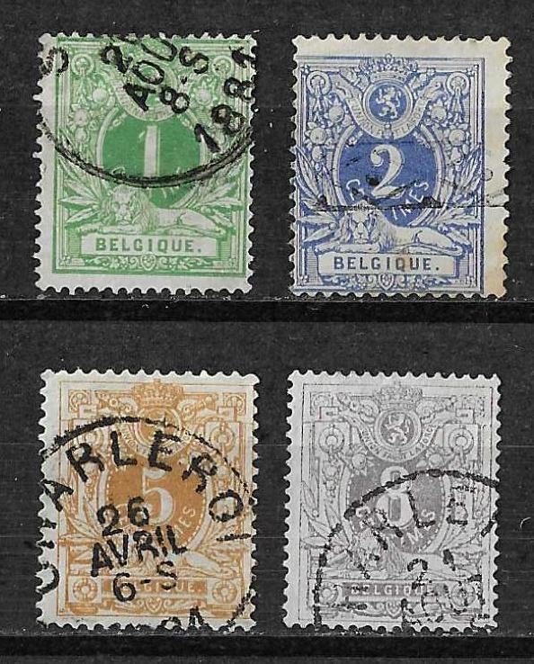 België OPC 26-29 Liggende leeuw met wapenschild, Ophalen of Verzenden, Gestempeld