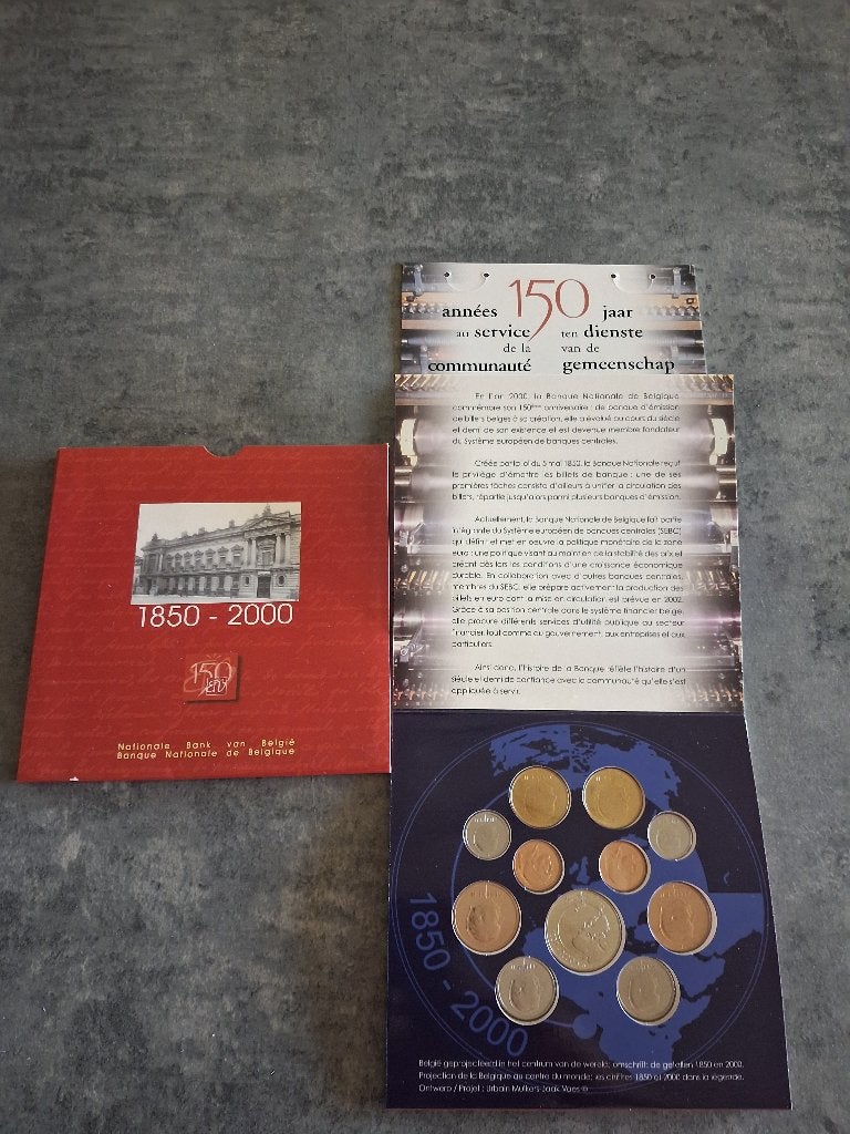 Set FDC Belgique 2000, Enlèvement