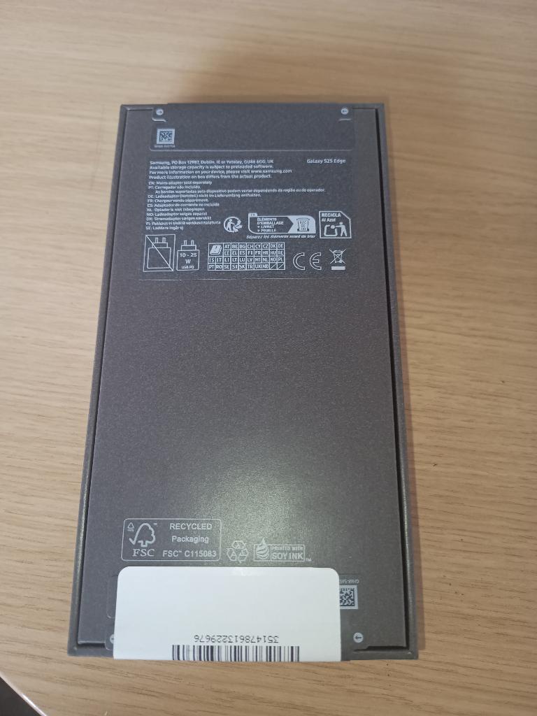 Galaxy S26 Edge 256g black nieuw!, Telecommunicatie, Mobiele telefoons | Samsung, Ophalen, Overige modellen, Zwart, Touchscreen