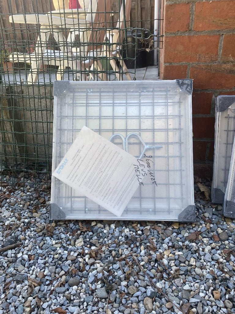 Tegeldeksel STAR 50 x 50 x 5 cm, Bricolage & Construction, Enlèvement, Neuf, Inox, Autres types