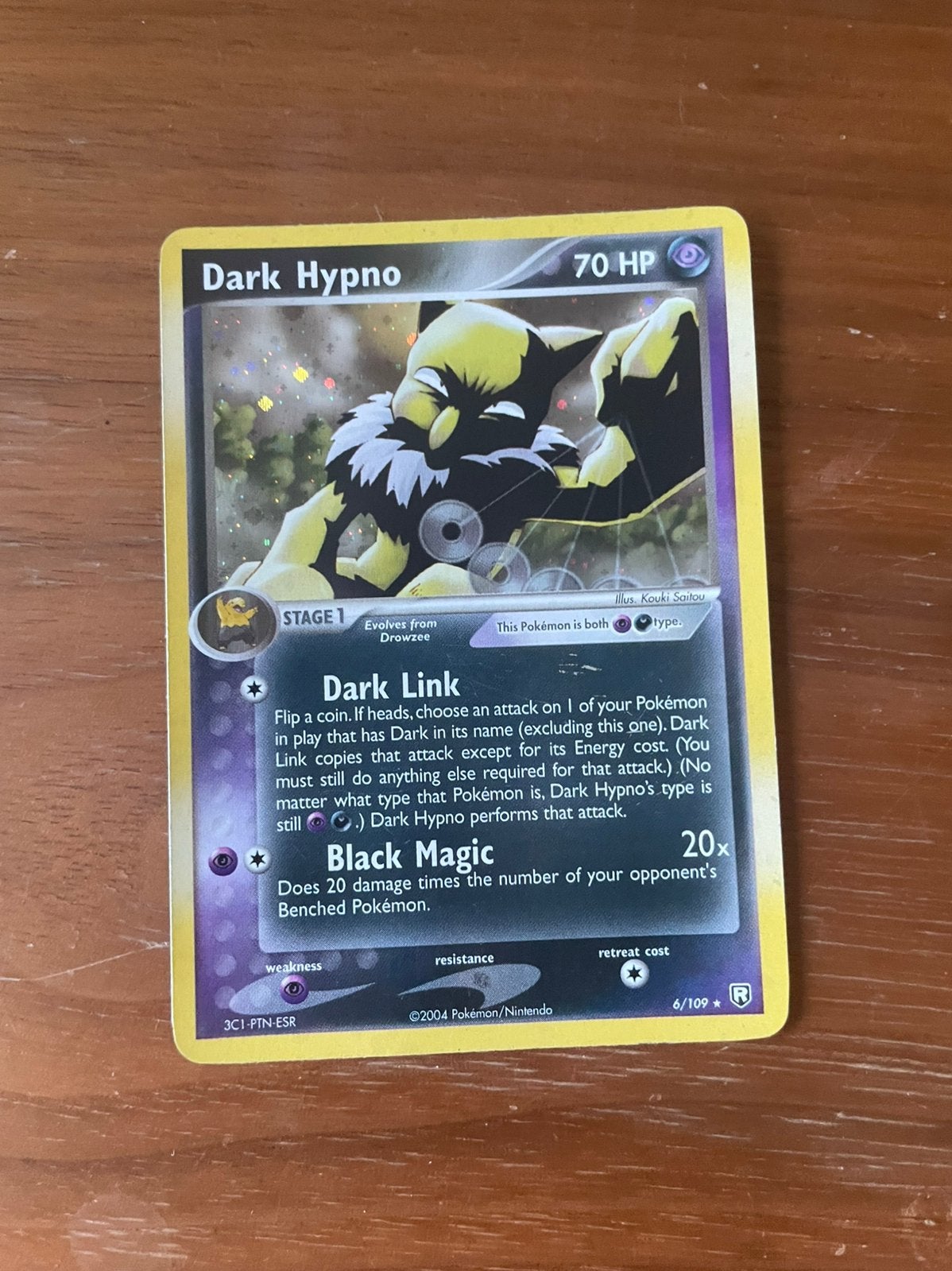 Dark Hypno Ex Team Rocket Returns, Enlèvement ou Envoi, Comme neuf, Cartes en vrac, Foil