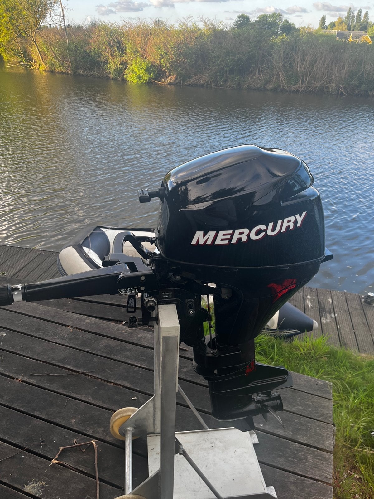 Mercury 9.9 pk buitenboordmotor, Watersport en Boten, Ophalen, Zo goed als nieuw, Buitenboordmotor