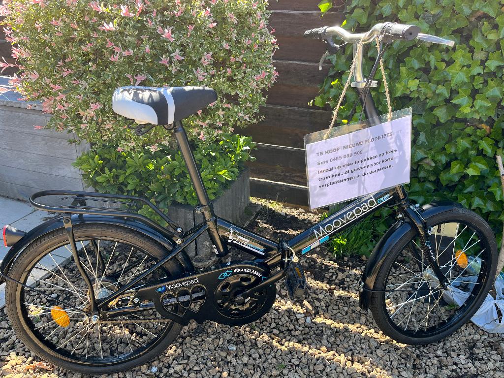 Plooifiets-vouwfiets Moovepad Nieuw, Nieuw, Totaal opvouwbaar, Dames, Ophalen