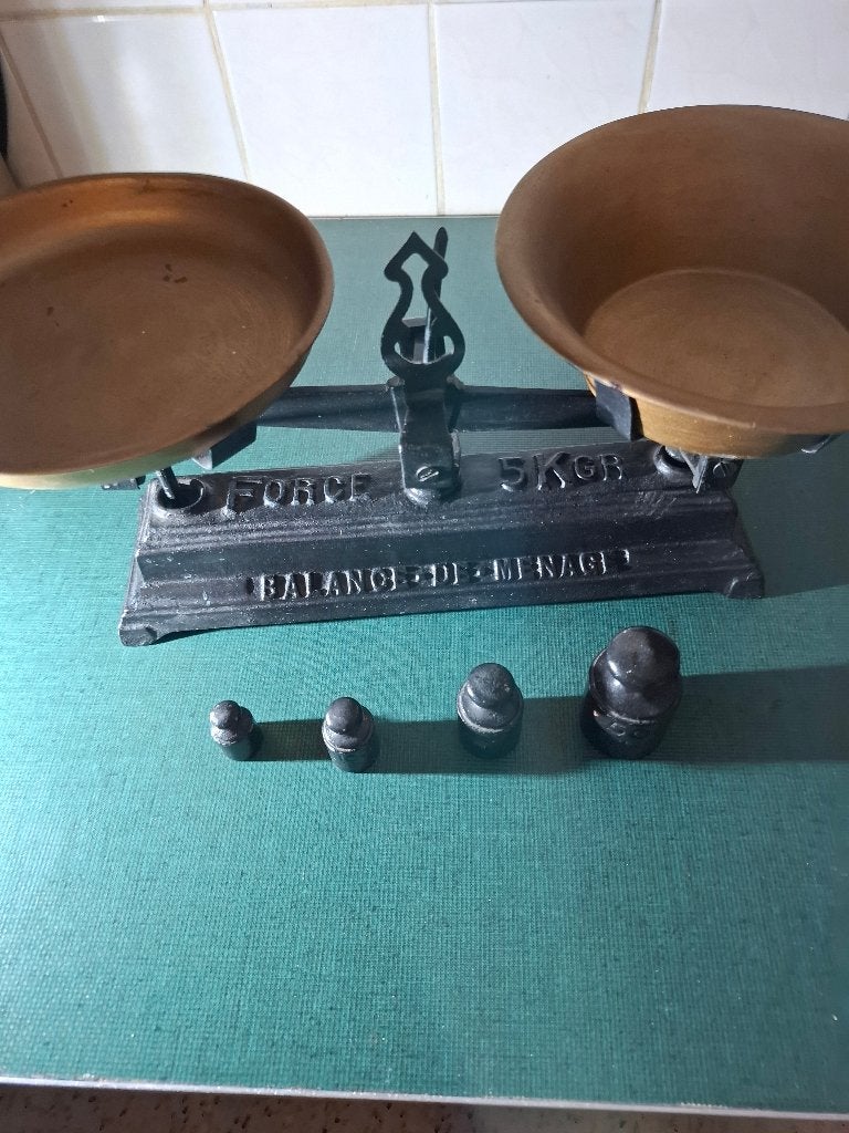 ancienne balance en fonte, Electroménager, Enlèvement