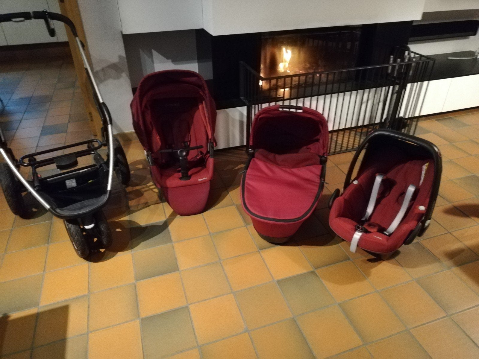 Buggy maxi cosi mura inclusief alle toebehoren, Ophalen
