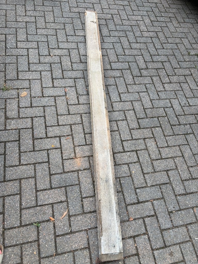 Eiken balk, Ophalen, Gebruikt, Eiken, 250 tot 300 cm
