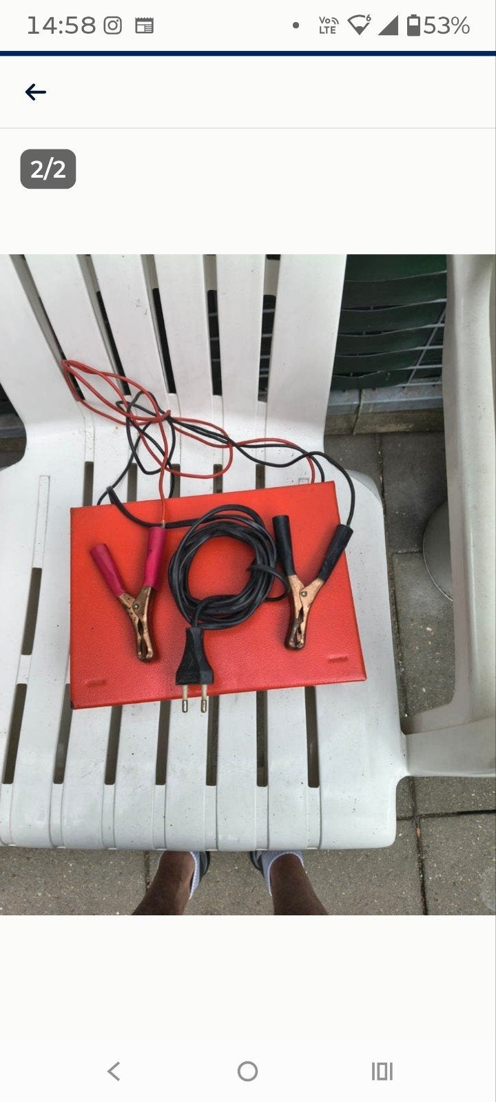 Batterij lader het werkt zonder problemen, Ophalen, Gebruikt
