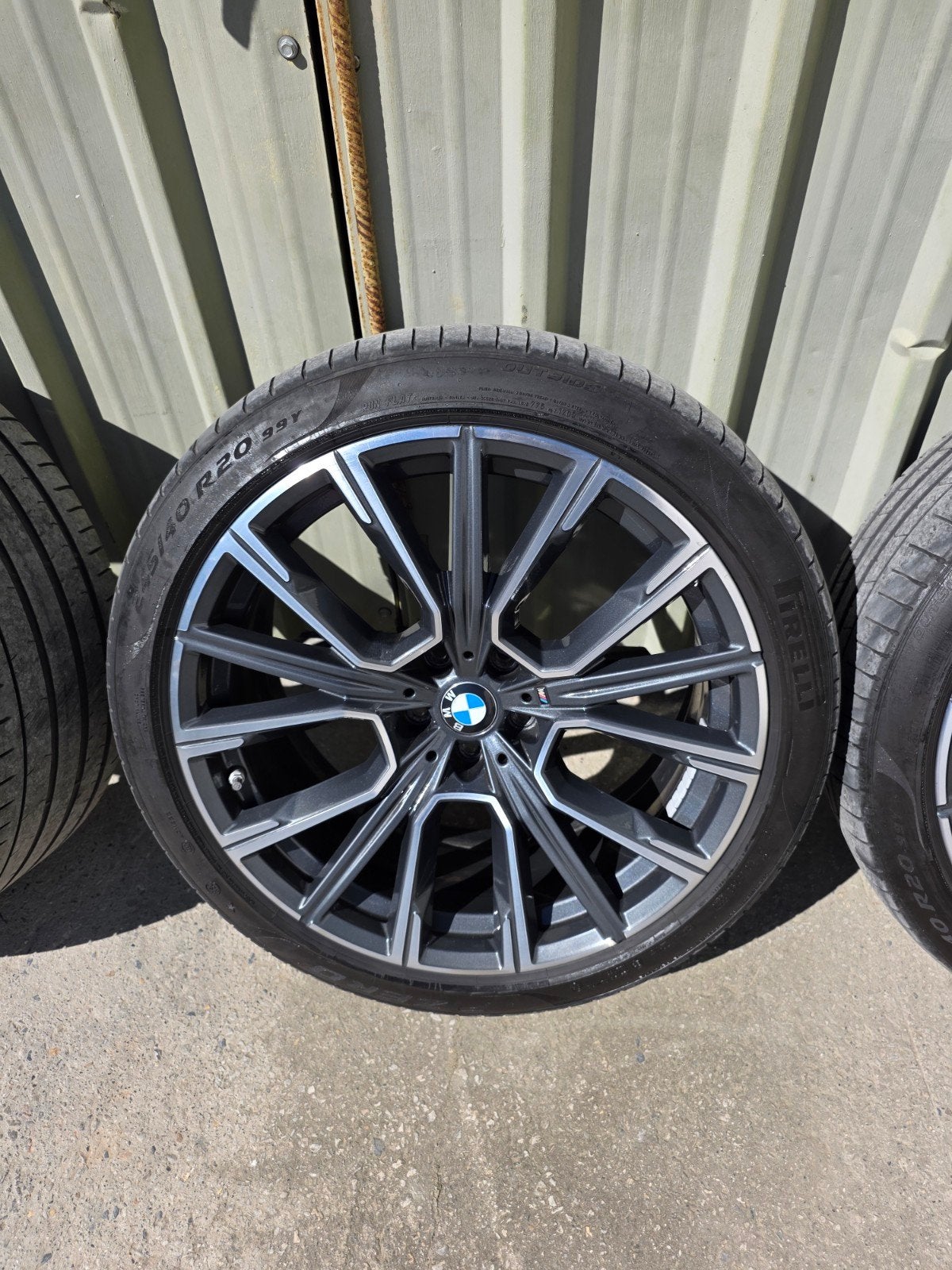 Jantes BMW 7 d'origine, Enlèvement ou Envoi, Pneus été, Utilisé, 20 pouces