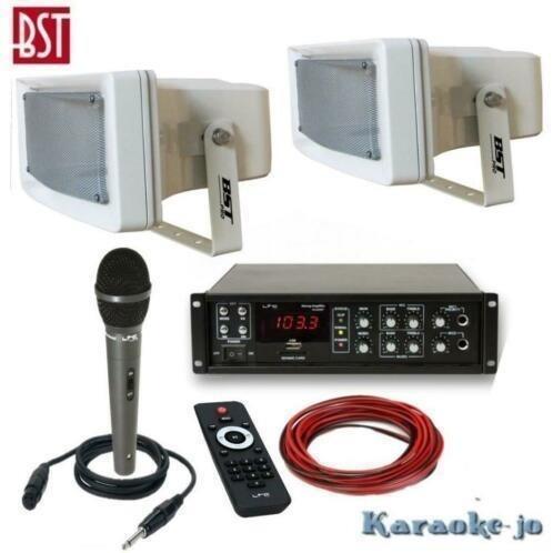 Muziek Omroep systeem met 2 Hoorn-luidsprekers 80Watt, Auto diversen, Autospeakers, Nieuw, Ophalen of Verzenden
