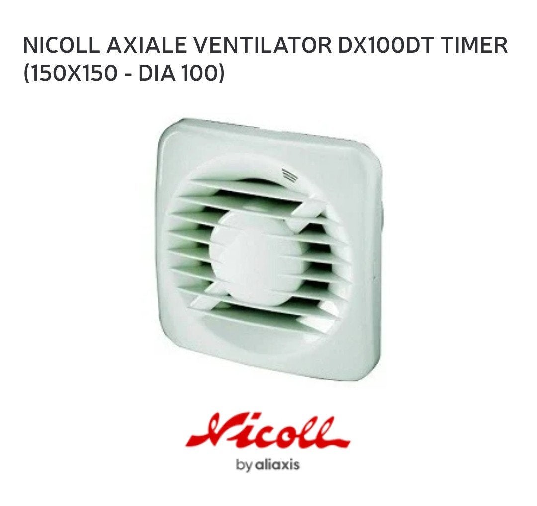 4 x Ventilator voor badkamer douche keuken en wc, Enlèvement, Ventilateur