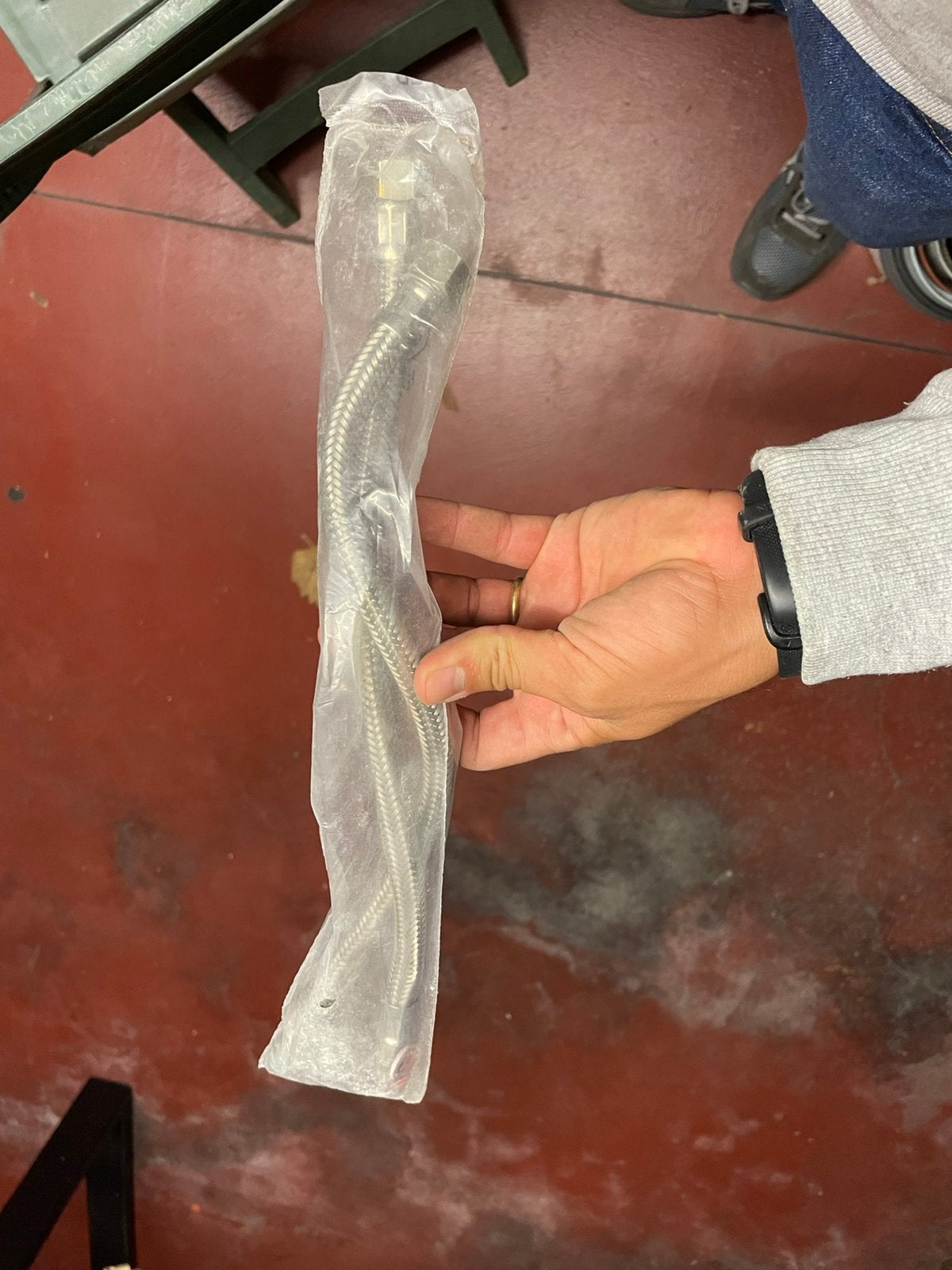 Tuyau arrivée d’eau chaude/froide pour robinet, Enlèvement, Neuf, Inox, Robinet