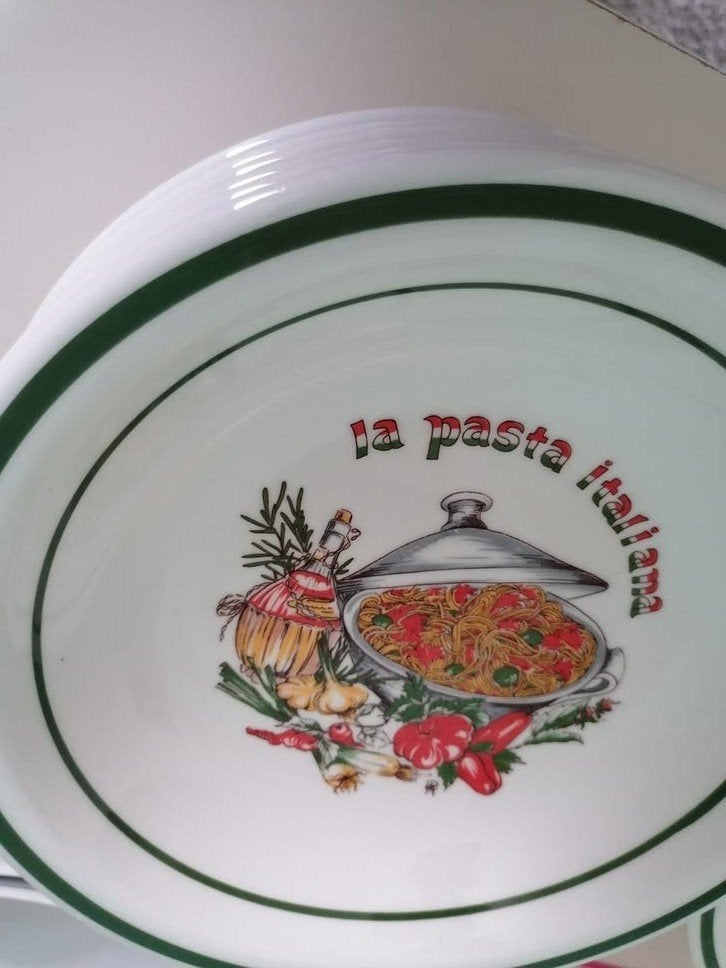 spaghetti eetservies, Antiek en Kunst, Ophalen