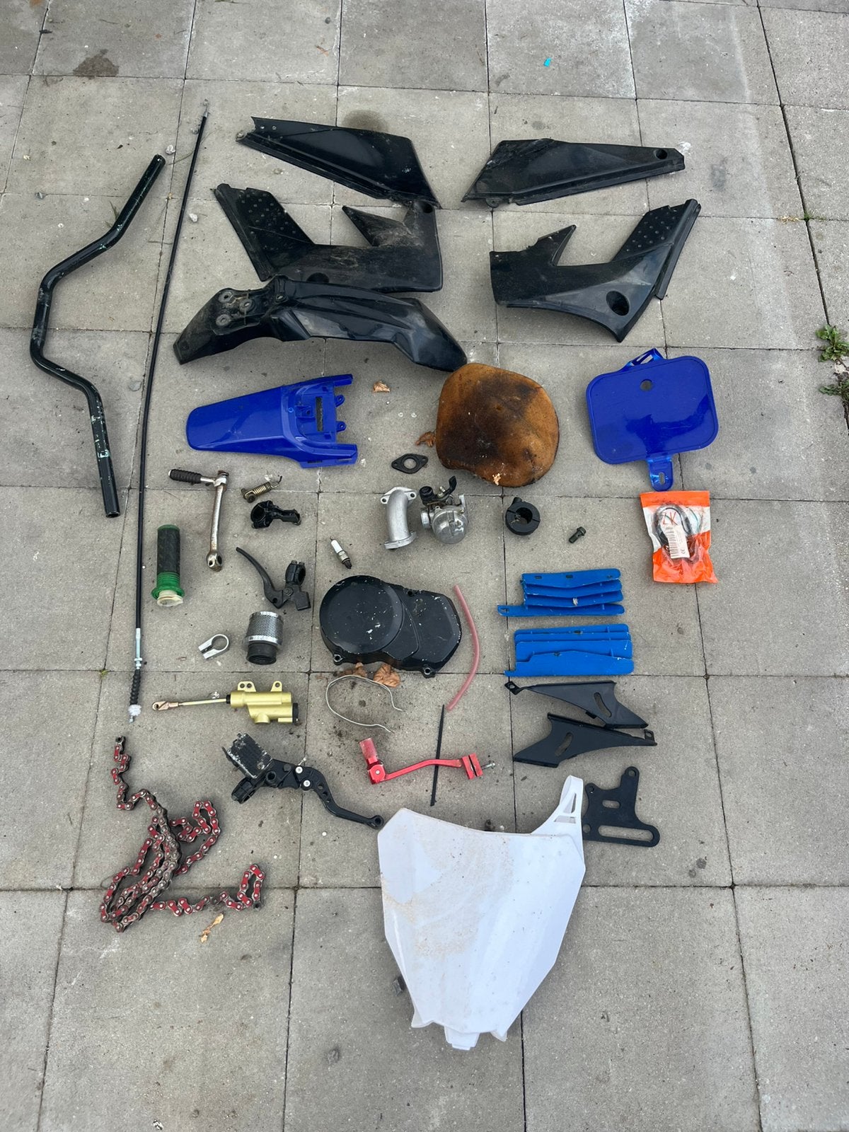 Pitbike / crossmotor onderdelen, Motos, Enlèvement, Utilisé