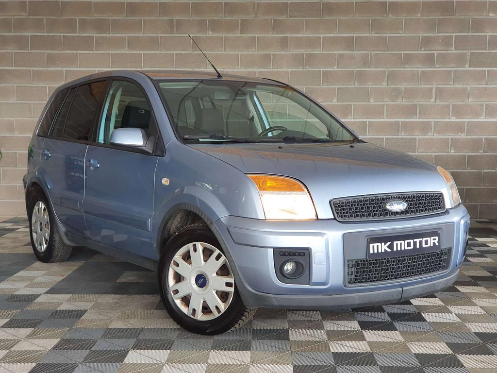 Ford Fusion 🟢1.4 ESSENCE 80CV - AIRCO - 5 PORTES, Voorwielaandrijving, Stof, Blauw, Bedrijf