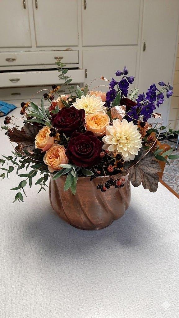Grande Jardinière Vintage en Cuivre Torsadé, Antiek en Kunst, Antiek | Brons en Koper, Ophalen, Koper