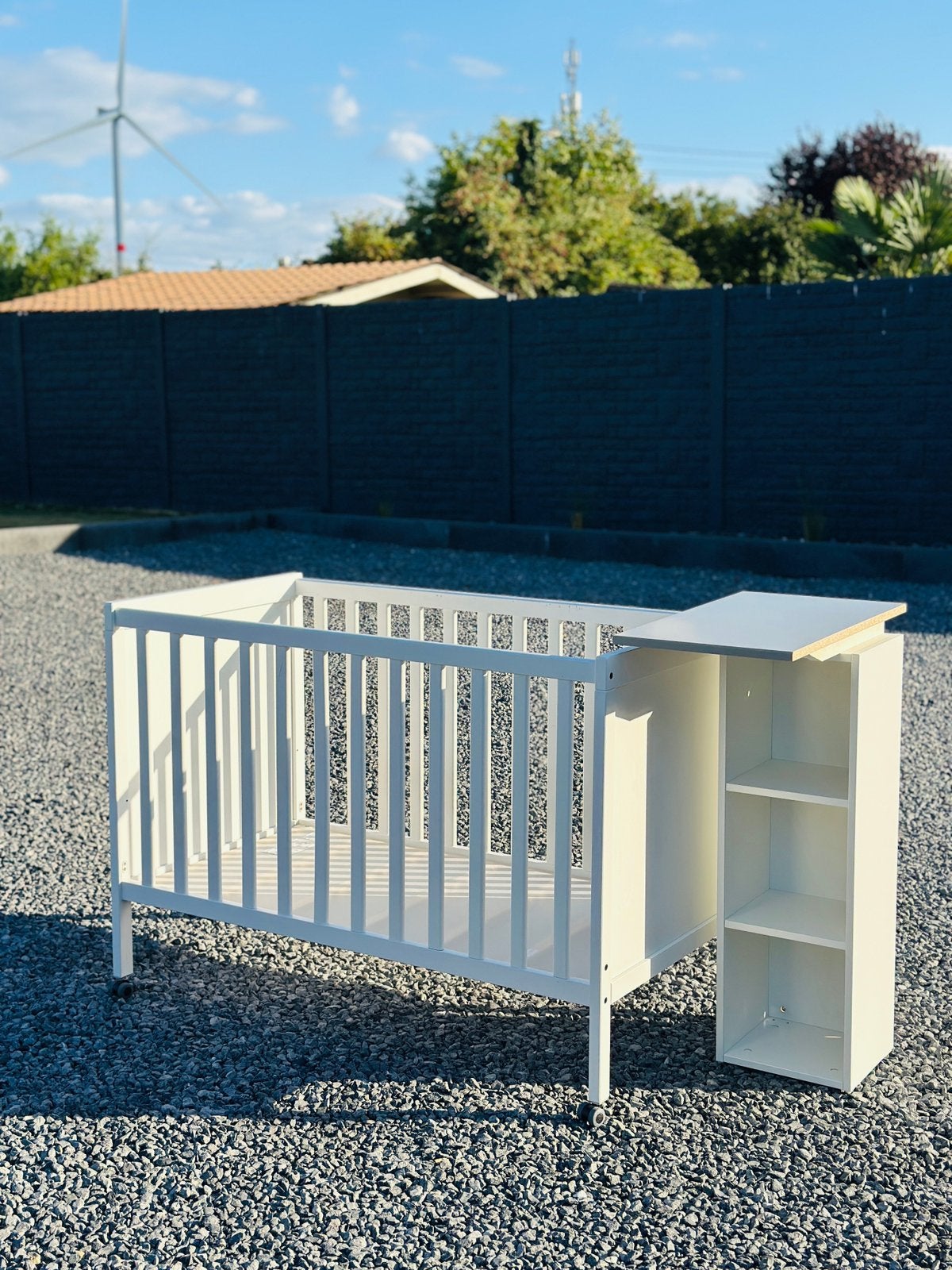 Lit pour bébé IKEA, Ophalen, Gebruikt, Minder dan 140 cm, Minder dan 70 cm