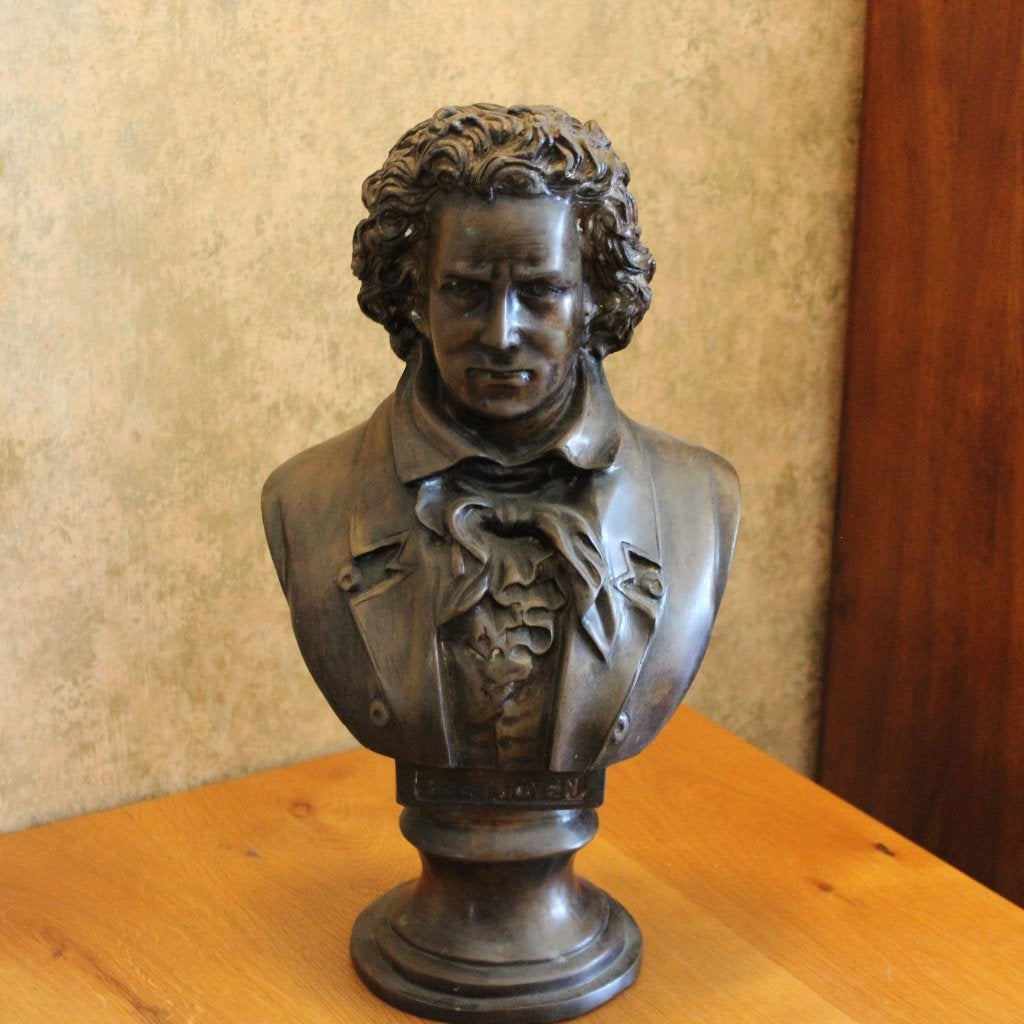 Klassieke Buste van Ludwig van Beethoven (Bronslook), Ophalen of Verzenden, Klassiek, Buste
