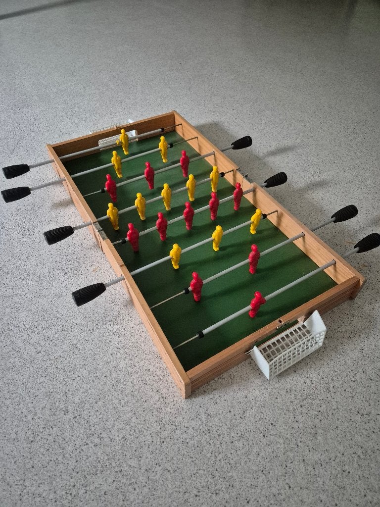 Tafelvoetbal, Ophalen, Zo goed als nieuw