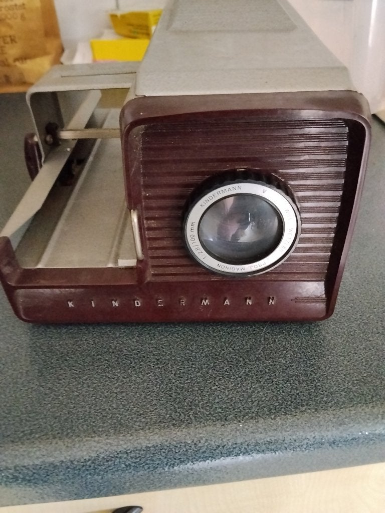 Vintage Kindermann Diaprojector (jaren '50 / '60), Verzamelen, Ophalen, Overige typen