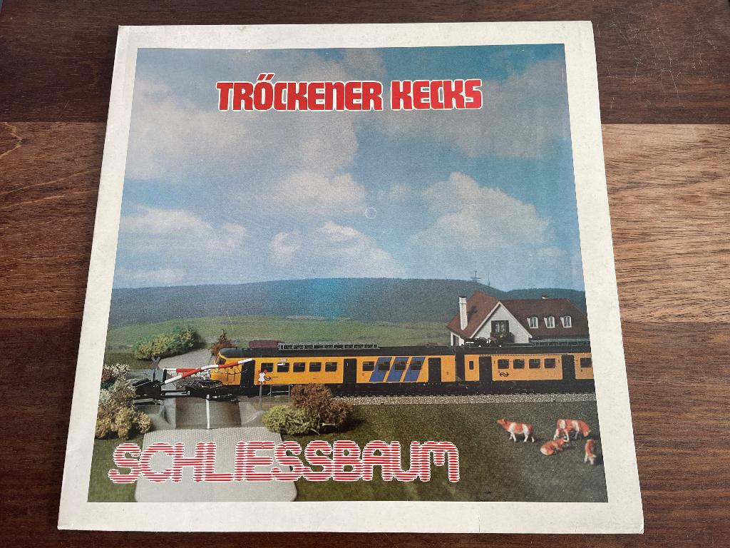 Vinyl LP Trockener Kecks Schliessbaum Debuut 1981 ZELDZAAM, Cd's en Dvd's, Vinyl | Nederlandstalig, Gebruikt, 1980 - 1989, Ophalen of Verzenden