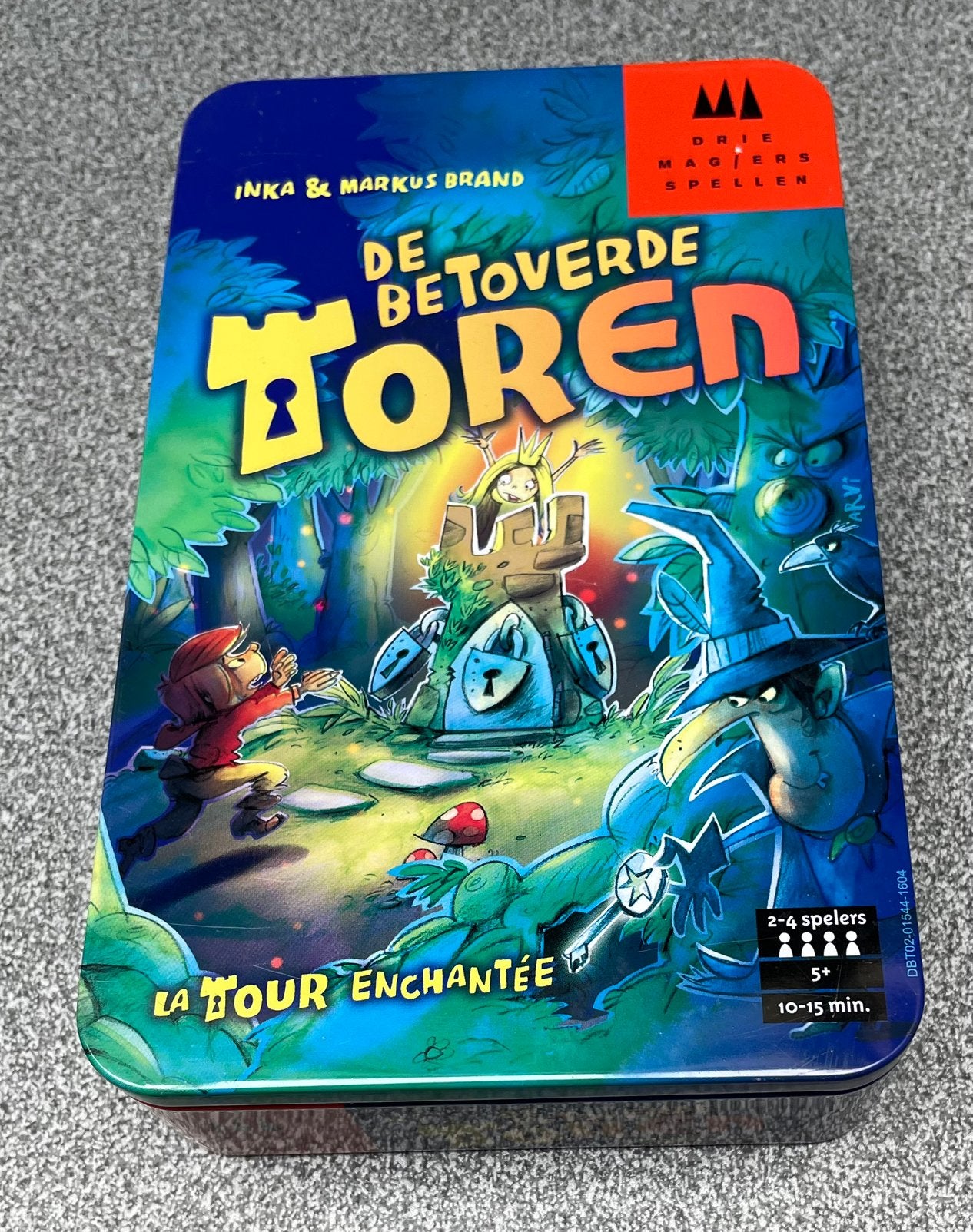 De betoverde toren. Pocket versie, Hobby en Vrije tijd, Gezelschapsspellen | Kaartspellen, Ophalen, Zo goed als nieuw
