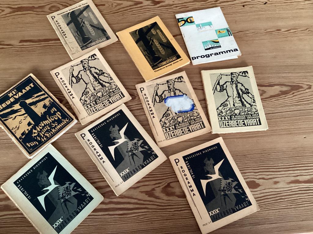 Programmaboekjes Ijzerbedevaart, Ophalen, Gebruikt