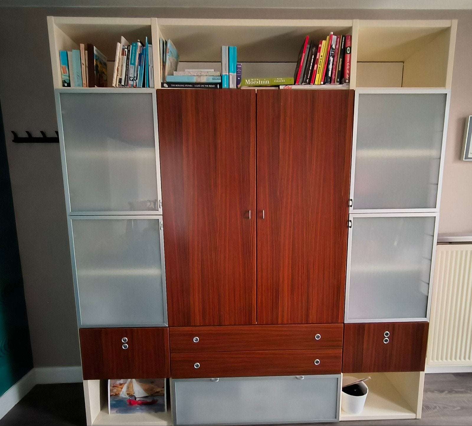Italiaanse design wandkast, Antiek en Kunst, Ophalen