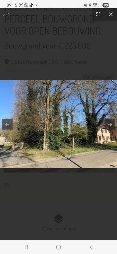 Bouwgrond open bebouwing, Immo