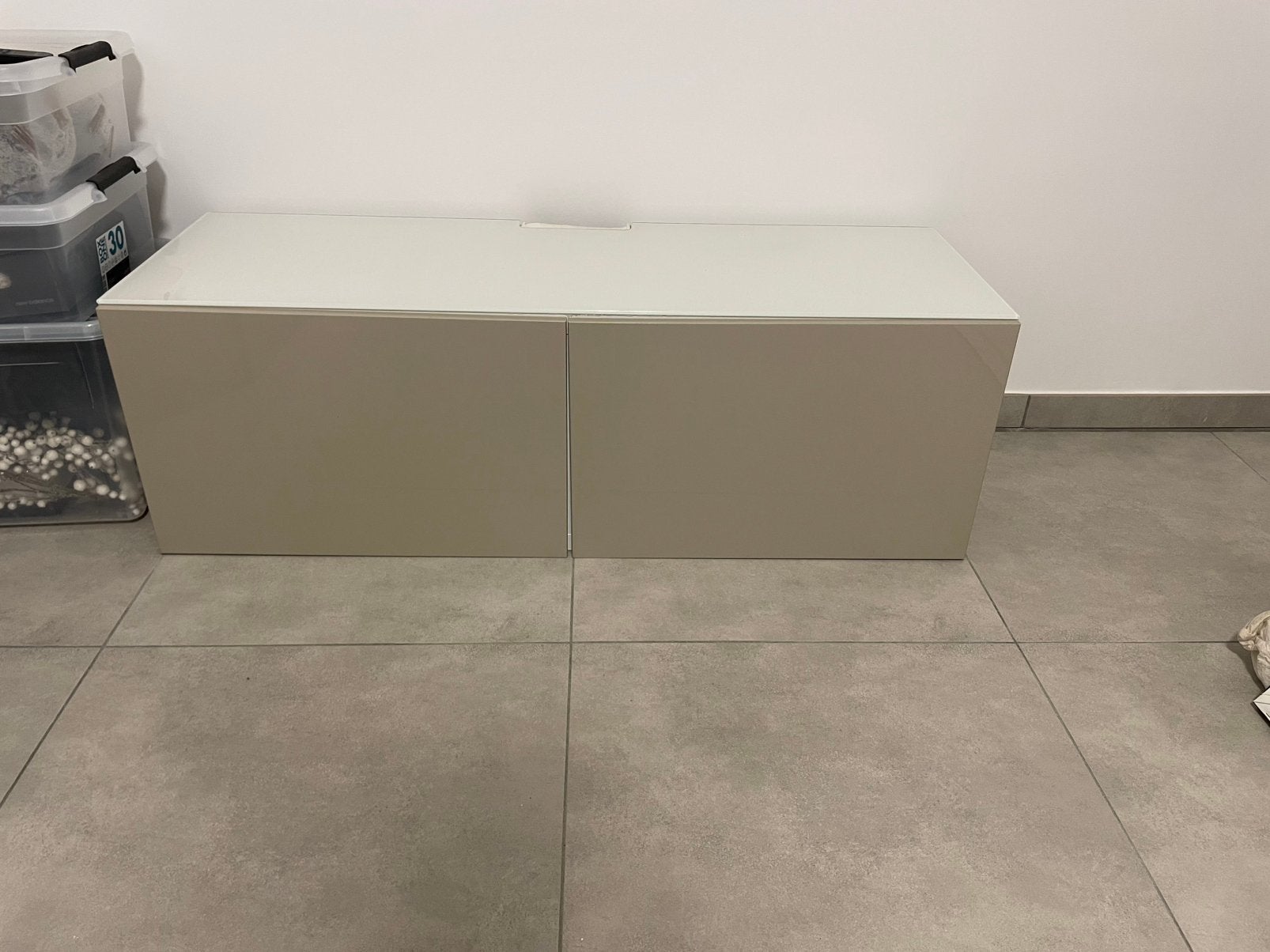 BESTA Tv meubel, Ophalen, Zo goed als nieuw