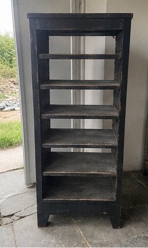 zware industriële archiefkast massief hout, Ophalen