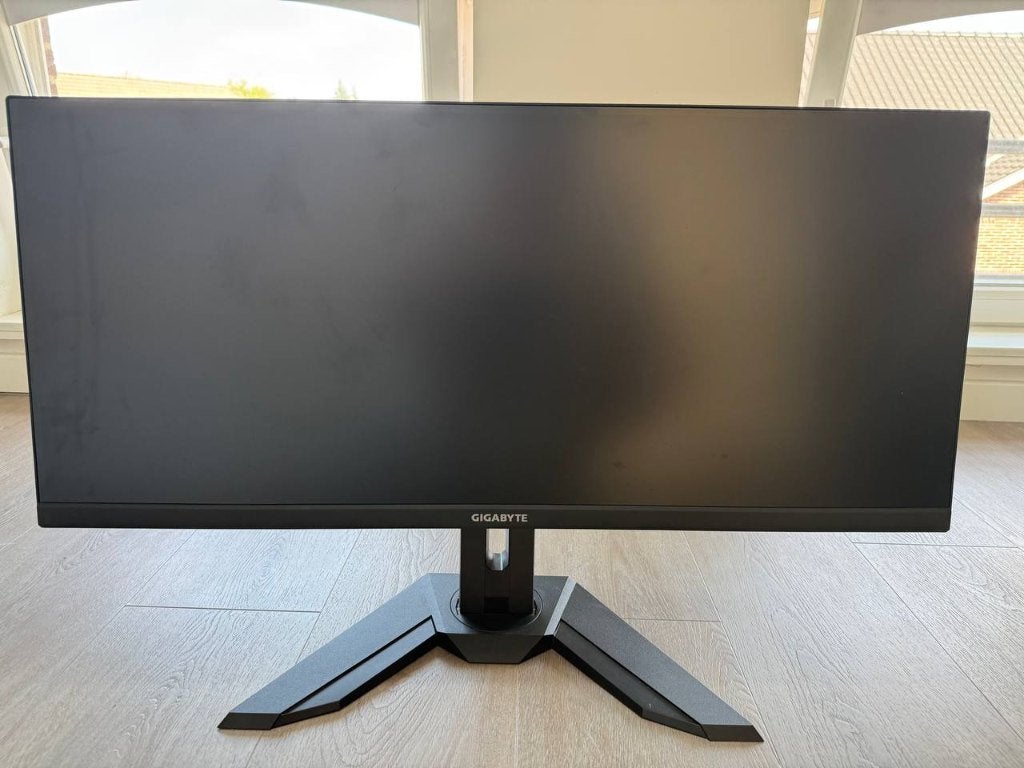 Gigabyte M34WQ monitor, Computers en Software, GIGABYTE, 101 t/m 150 Hz, Minder dan 1 ms, Zo goed als nieuw