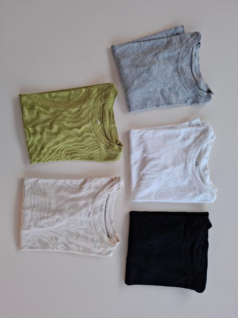 Set effen t-shirts H&M maat 98-104, Kinderen en Baby's, Kinderkleding | Maat 98, Gebruikt, Jongen of Meisje, Shirt of Longsleeve