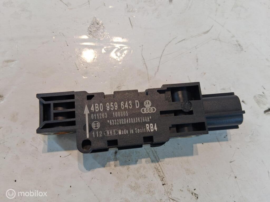 Airbag sensor Audi A3 8P 2.0 FSI ('03-'12) 4B0959643D, Audi, Enlèvement ou Envoi, Audi, Utilisé