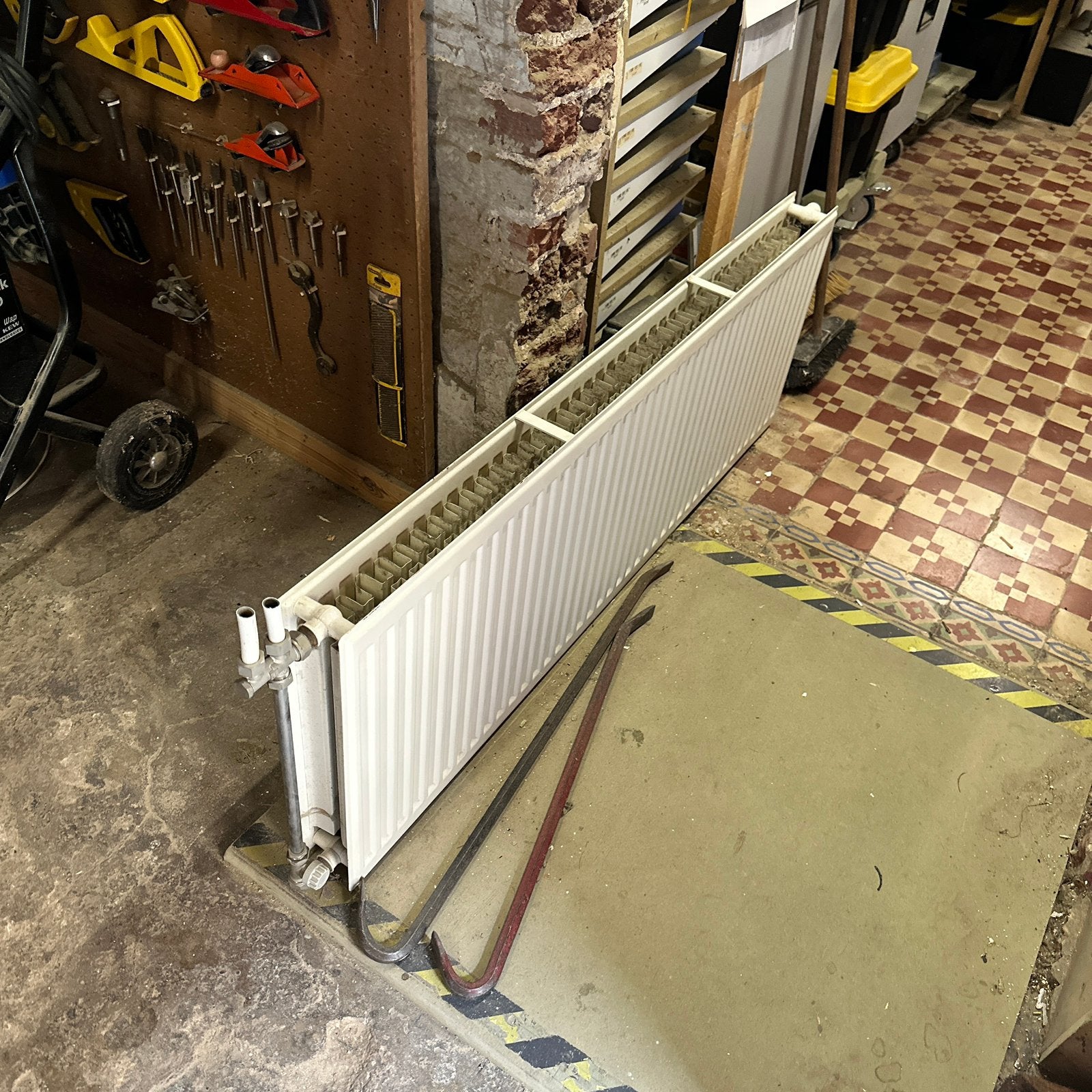 Radiateur 140 x 50, Bricolage & Construction, Chauffage & Radiateurs, Enlèvement, Utilisé, 150 cm ou plus, Radiateur