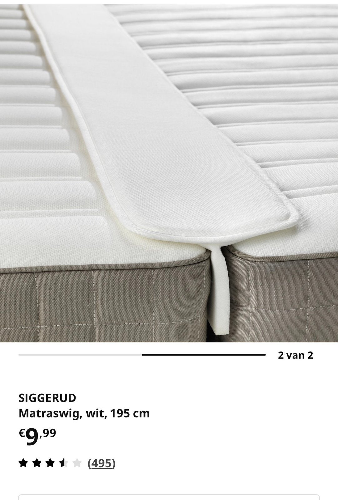 Siggerud ikea. Matraswig, Ophalen, Nieuw