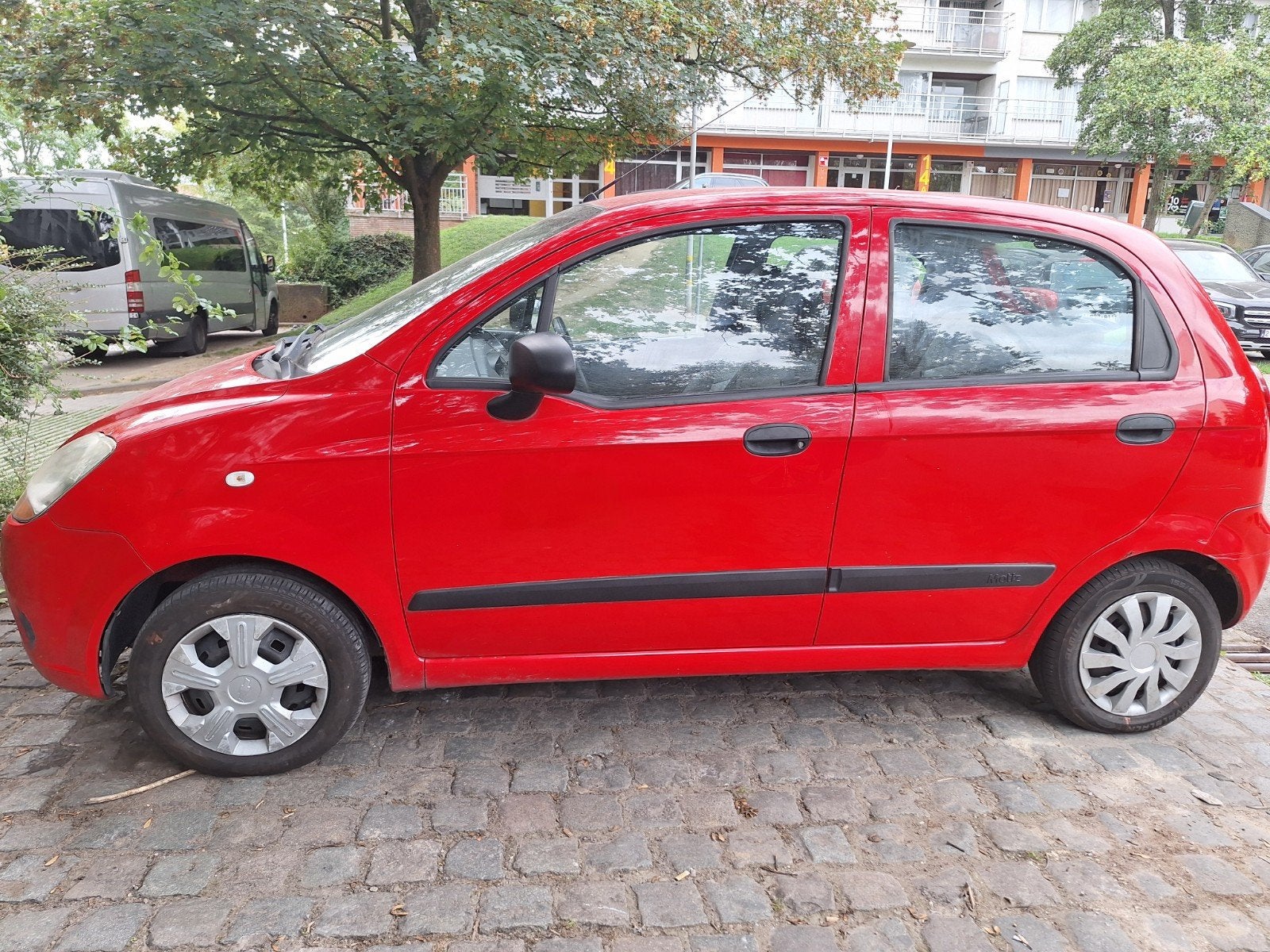 Chevrolet Matiz en très bonne état, Auto's, Stof, Matiz, Particulier, Rood