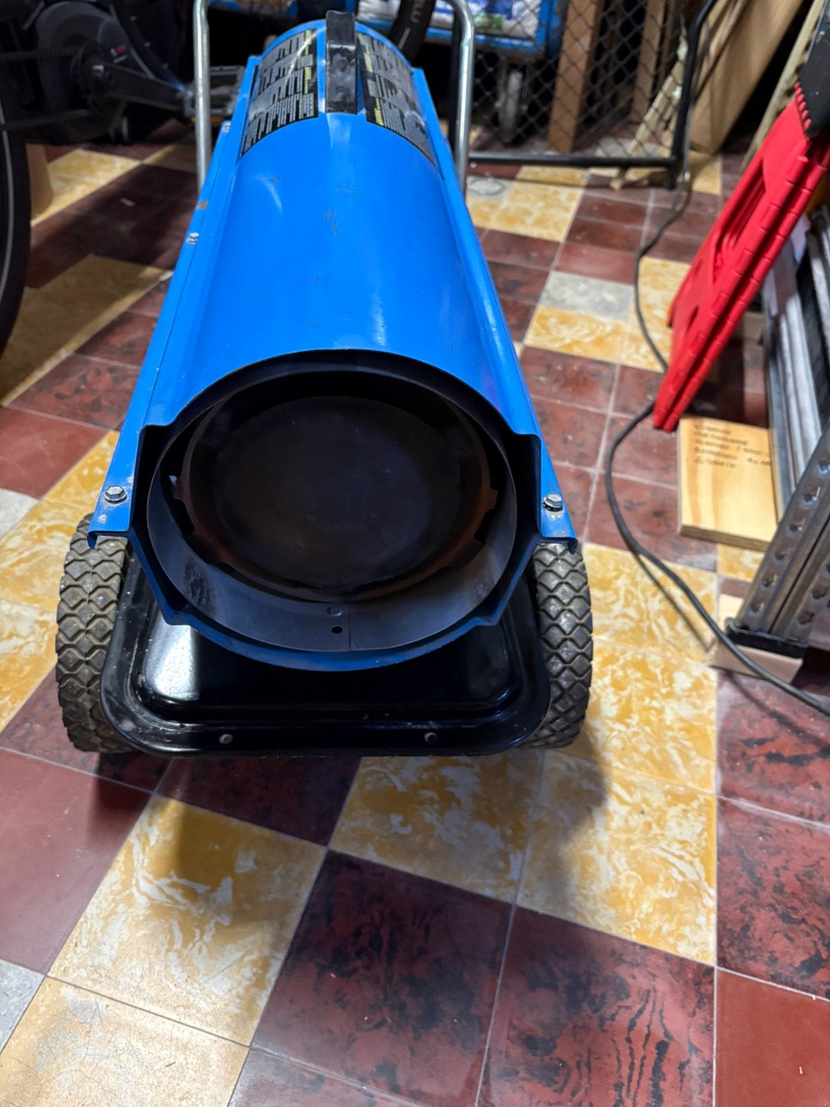 Sun Heat 12 dieselheater 10 kW – mobiel heteluchtkanon, Enlèvement, Comme neuf